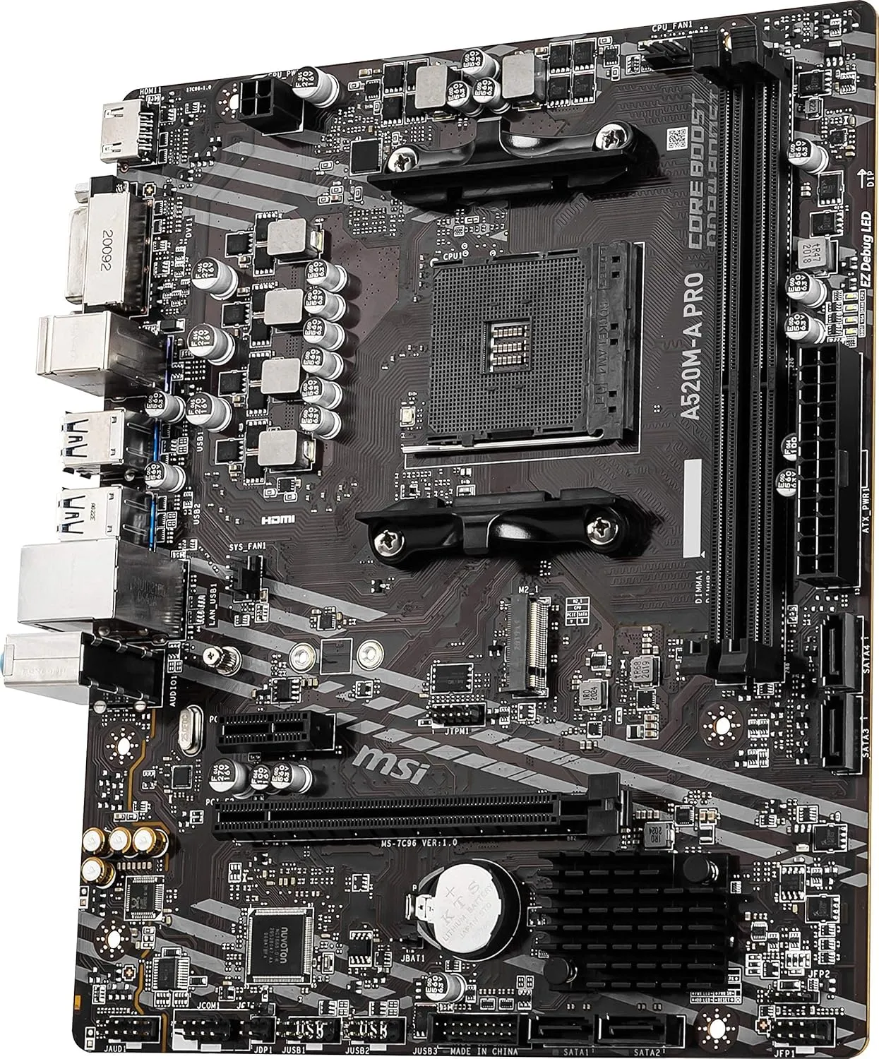 MSI MB A520M-A PRO AM4 BULK - PCSystem Uruguay