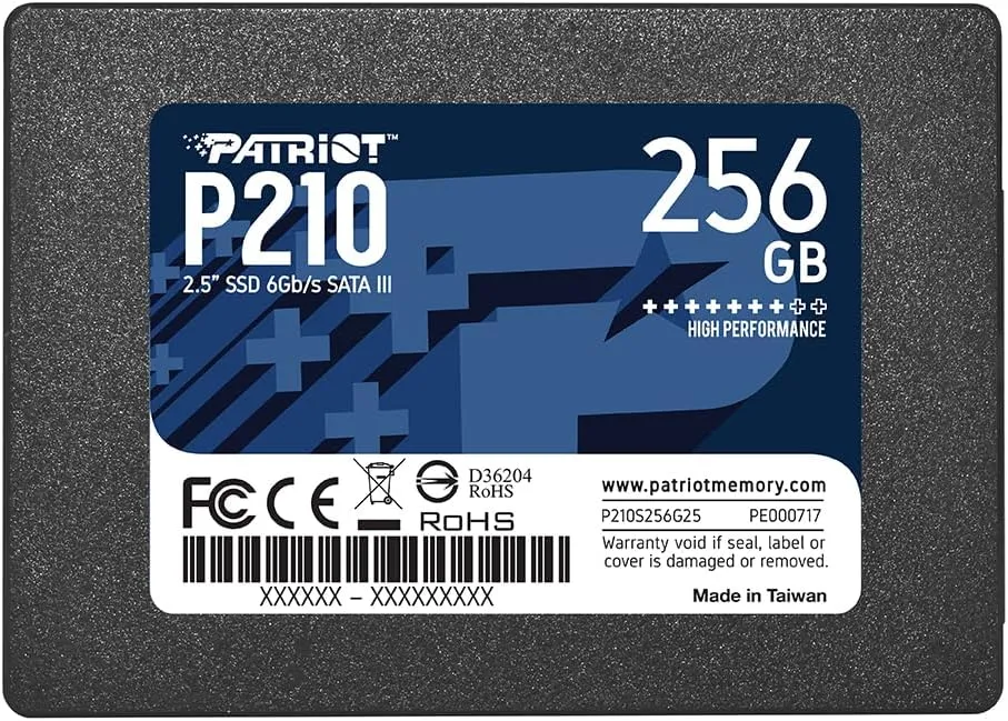 PATRIOT SSD P210 256GB SATA3 2.5" - PCSystem Uruguay